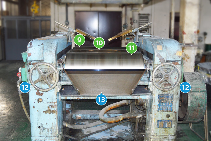 エビス塗料設備:3本ロール